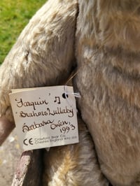 Image 6 of Large 60cm Musical Bear by Barbara Owen 1993