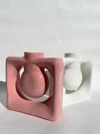 Image 2 of Vase SQUARE - BIANCO