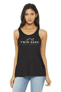 Image 2 of Twin Oaks Women’s Flowy Racerback Tank