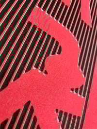 Image 2 of Eight Figure Pink Fluro Riso Print
