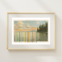Image 3 of Lake of the Sky Print