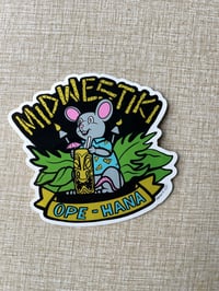 Image 3 of MIDWESTIKI "Ope-Hana" 5" Vinyl Sticker