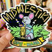 Image 1 of MIDWESTIKI "Ope-Hana" 5" Vinyl Sticker
