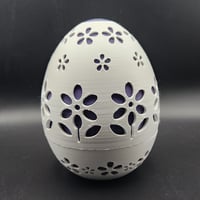 Image 1 of Flowers Easter Egg 2-Color