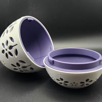 Image 3 of Flowers Easter Egg 2-Color
