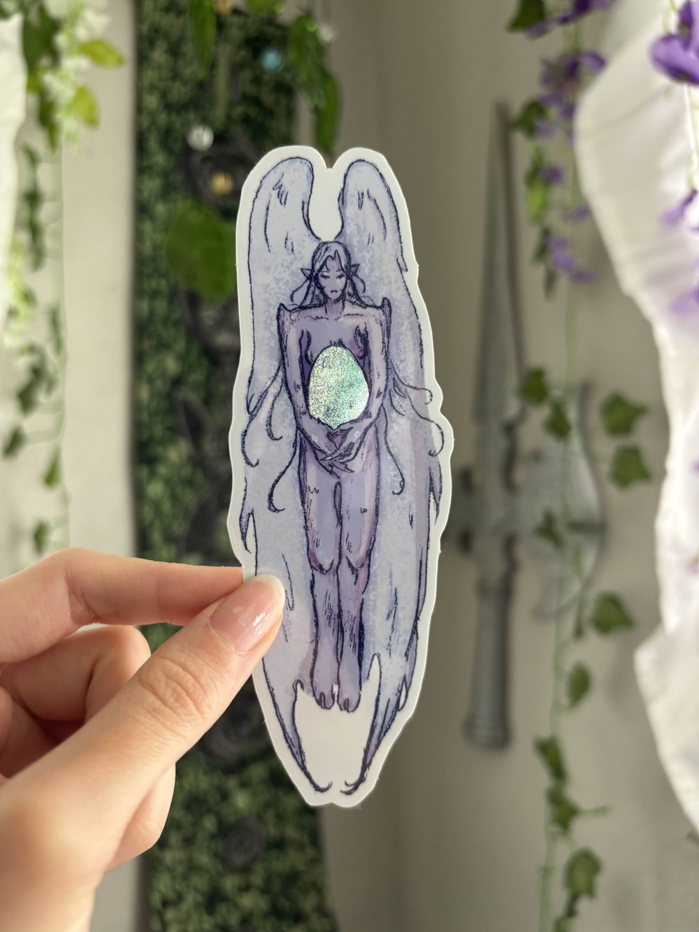 Image of Angels egg sticker