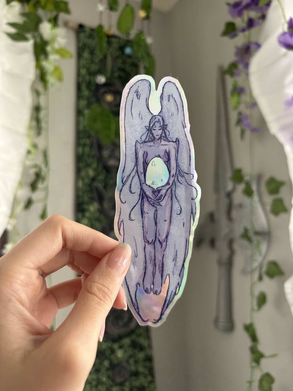 Image of Angels egg sticker