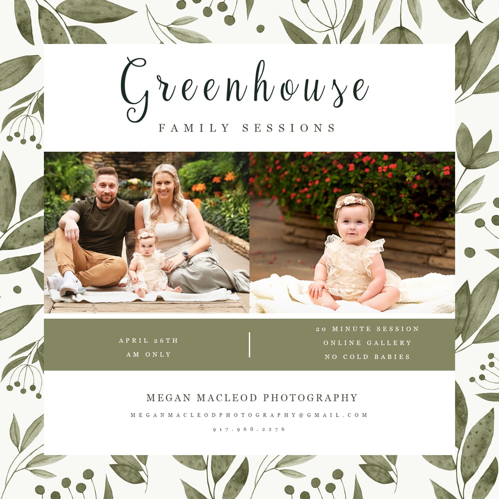 Image of Greenhouse Family Sessions