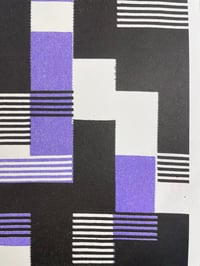 Image 2 of Woven Lilac Riso Print