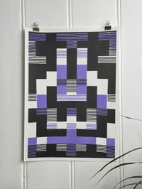 Image 1 of Woven Lilac Riso Print