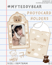 Image 1 of #myteddybear photocard holder by g0ng4zip 