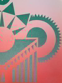 Image 3 of Watermelon Fade Riso Print