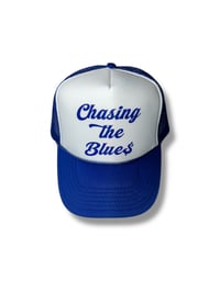 Chasing the blues trucker (blue)