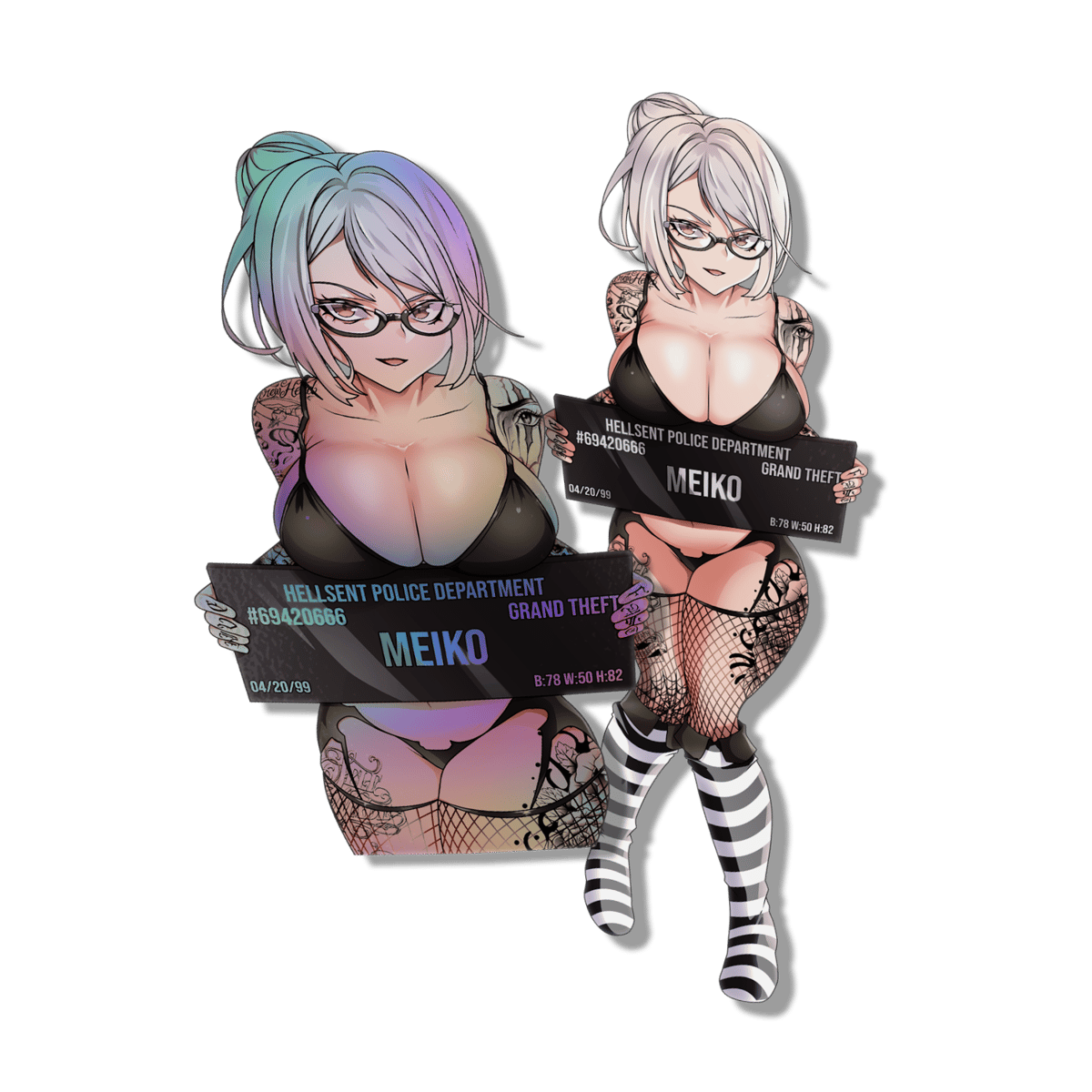 Image of Locked Up Meiko Sticker