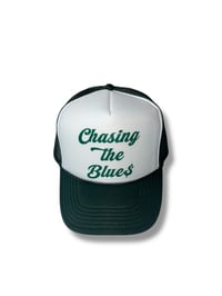 Chasing the blues trucker (green and white)