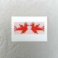 Image 1 of Red Doves Card