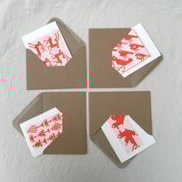 Image 2 of Red Doves Card