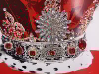 Image 9 of SOLD Prestige Ruby and large diamond Box Framed Crown