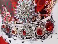 Image 5 of SOLD Prestige Ruby and large diamond Box Framed Crown