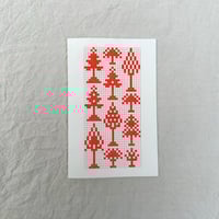 Image 1 of Red Trees Card