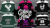 Image 1 of Custom bookish hockey jersey 