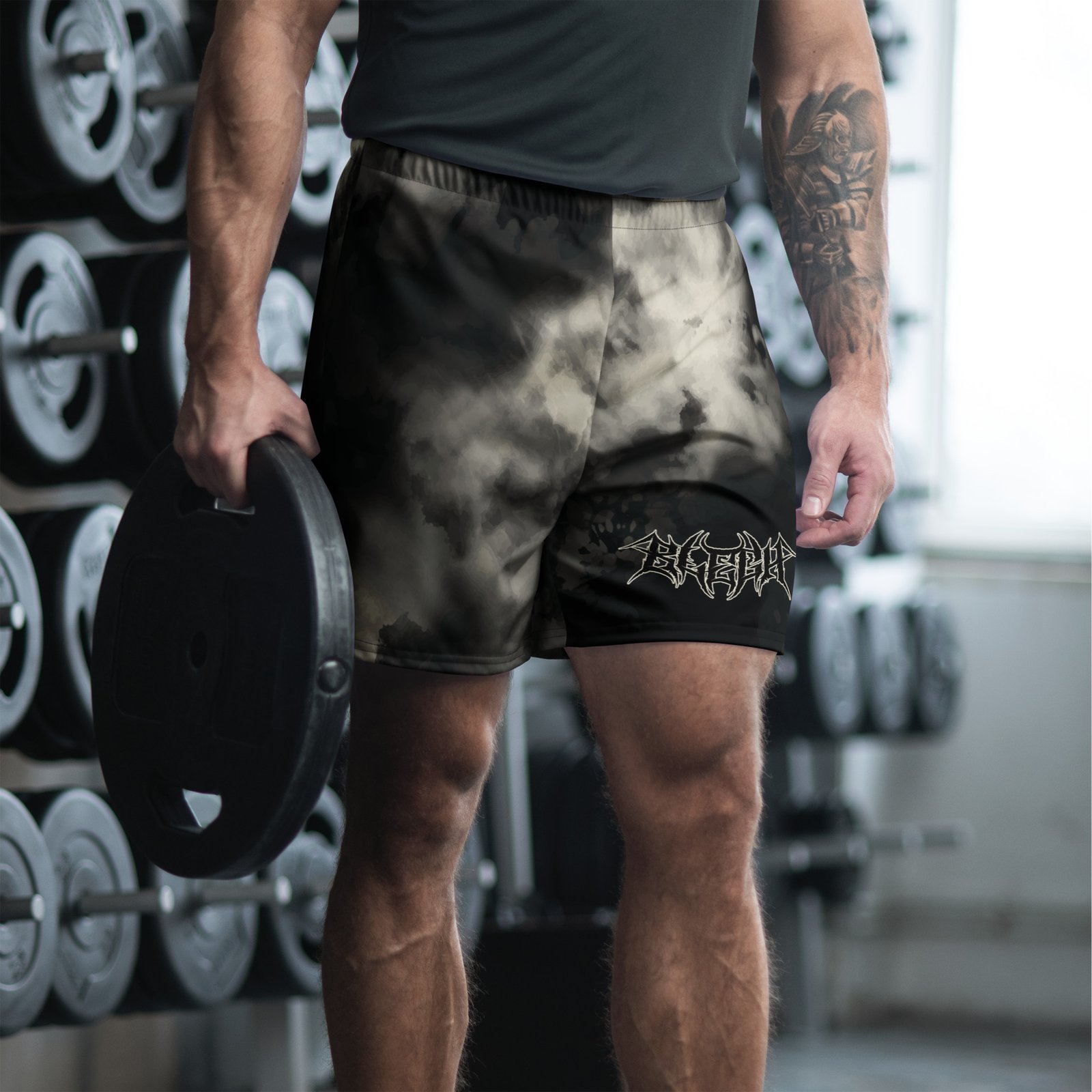 TIE DYE DEATHCORE BLEGH SHORTS | Ohrion Apparel