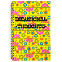Image 1 of Delusional Thoughts Spiral Bound Notebook
