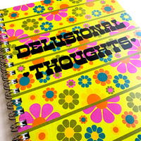 Image 3 of Delusional Thoughts Spiral Bound Notebook