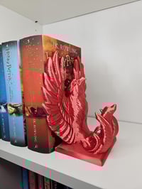 Image 1 of Phoenix Bookend – Firebird Bookshelf Decor 