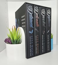 Image 2 of Bookend Planter with Water Catch Tray –Modern Bookshelf Plant Holder