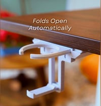 Image 3 of CanClaw Fold-Out Desk Cupholder Headphone Holder–Gaming Setup