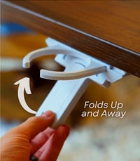 Image 4 of CanClaw Fold-Out Desk Cupholder Headphone Holder–Gaming Setup