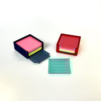 Image 4 of Post-It Note Holder with Stencil | Sticky Note Organizer & Checklist Stencil 
