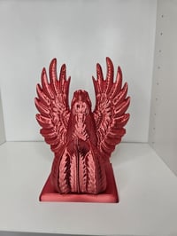Image 4 of Phoenix Bookend – Firebird Bookshelf Decor 