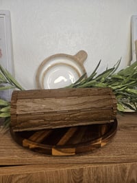 Image 4 of Forest-Inspired Chess Set | Roll-Up Log Design