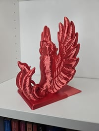 Image 5 of Phoenix Bookend – Firebird Bookshelf Decor 