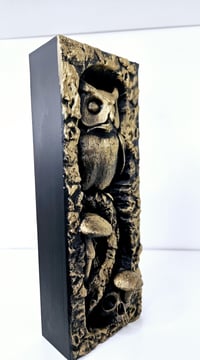 Image 6 of Dark Fantasy Owl Book Nook – Gothic Woodland Bookshelf 