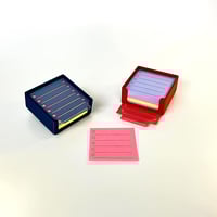 Image 7 of Post-It Note Holder with Stencil | Sticky Note Organizer & Checklist Stencil 