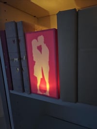 Image 6 of Romance Book Nook – Tea Light Bookshelf Box