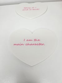 Image 7 of Sassy Romance Book Conversation Heart Coasters 