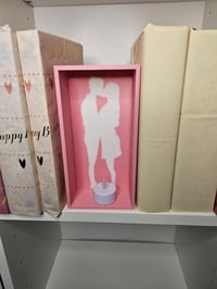 Image 7 of Romance Book Nook – Tea Light Bookshelf Box