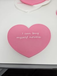 Image 8 of Sassy Romance Book Conversation Heart Coasters 