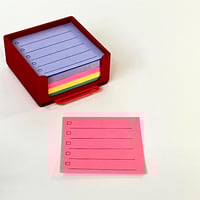 Image 8 of Post-It Note Holder with Stencil | Sticky Note Organizer & Checklist Stencil 