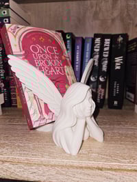Image 9 of Fairy Tale Keeper Book Display – Winged Book Holder, Fits Books- Tablets Up to 1.75” Thick