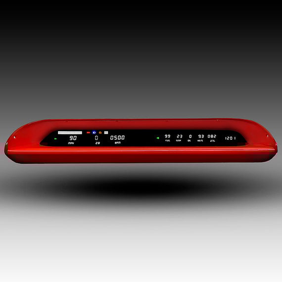 Image of 1963-1964 WHITE  Chevy Impala Digital Dash Kit 