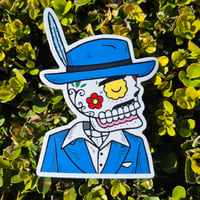 Image 3 of Pachuco Calavera Vinyl Sticker