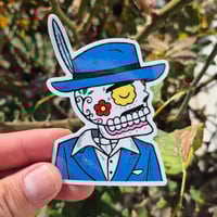 Image 4 of Pachuco Calavera Vinyl Sticker