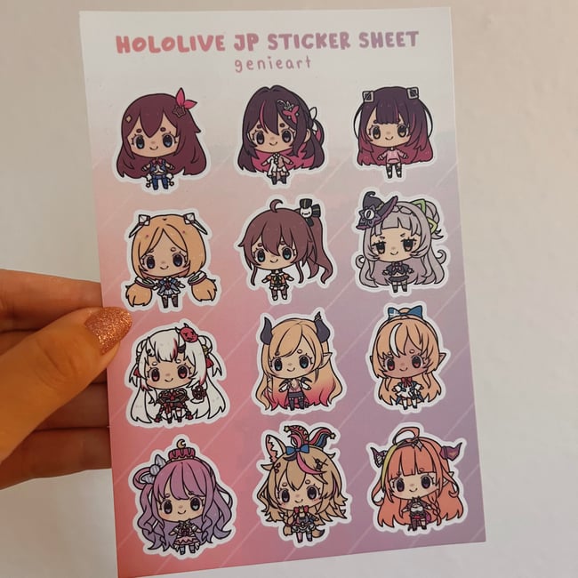 Sticker Sheet [ TEMPUS, Suntempo, Holo JP ]