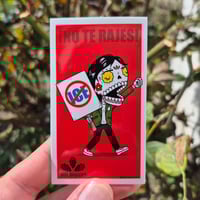 Image 3 of Protest Calavera RED Edition Mini Poster Vinyl Sticker