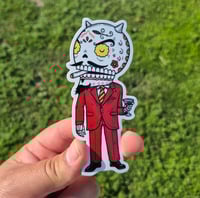 Image 2 of Diablito Catrin Calavera Vinyl Sticker